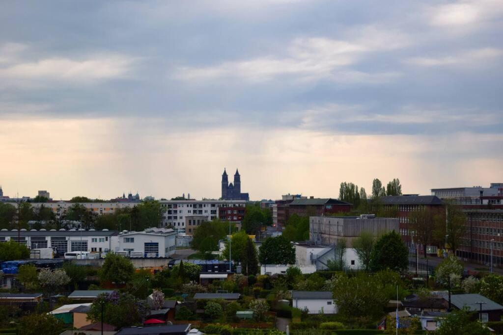 Md-5 Stadtfeld Beimsstrasse 81 - Appartement Domblick - Parkplatz - Balkon - 2Einzelbetten - Schlafsofa Magdeburk Exteriér fotografie